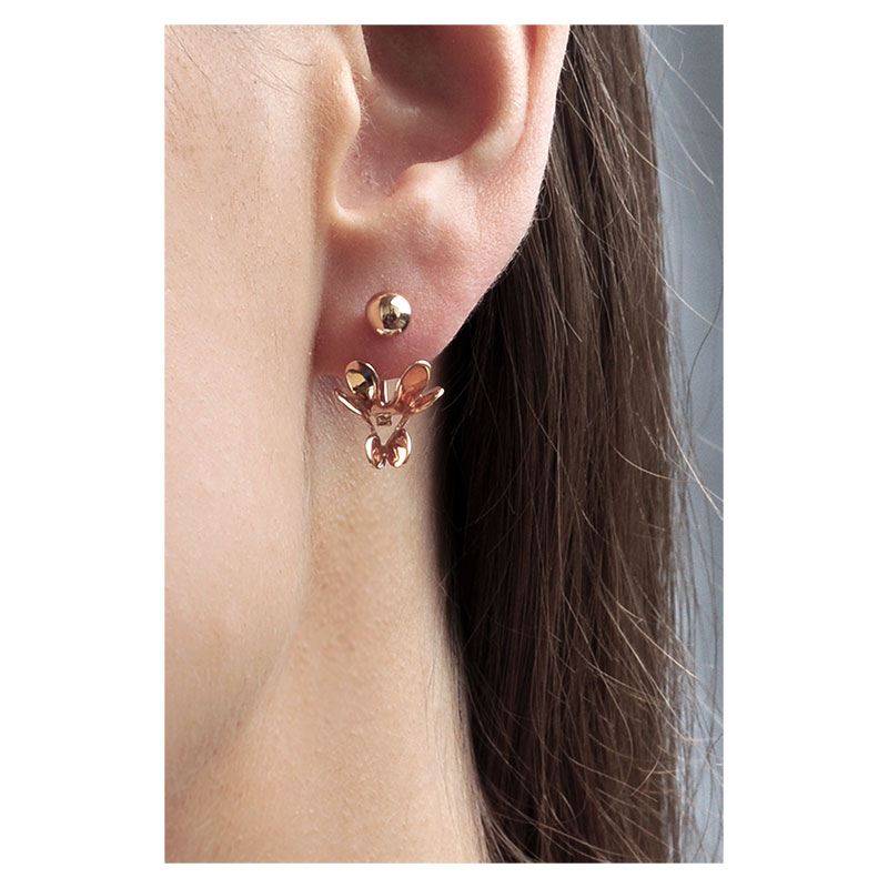 'Terra 1' gold earrings D_56